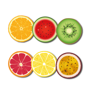 Set de Portavasos “Tángara Frutal”